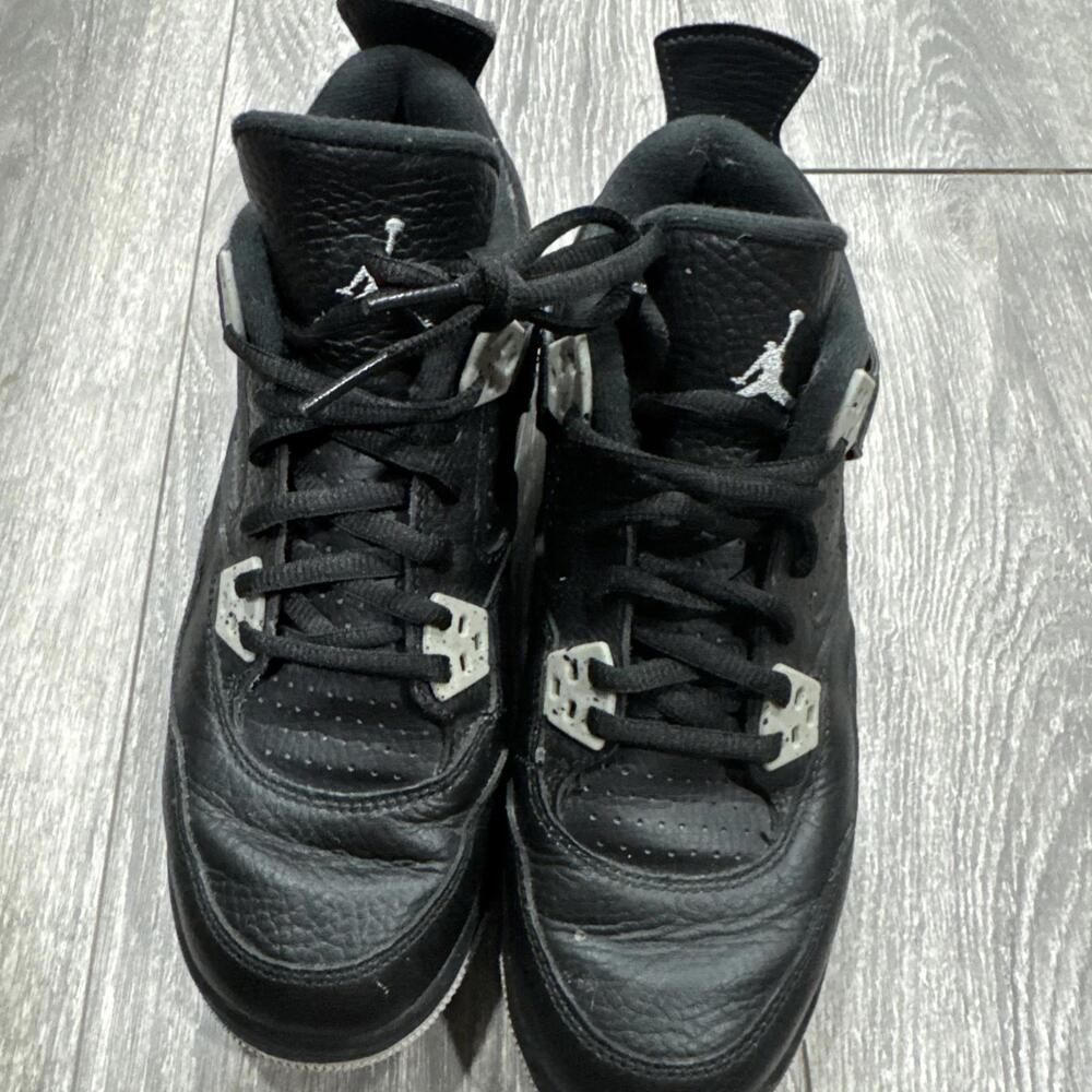 Nike Air Jordan 4 Retro Oreo (408452-003) Basketball Shoes Boys Size 5 Y